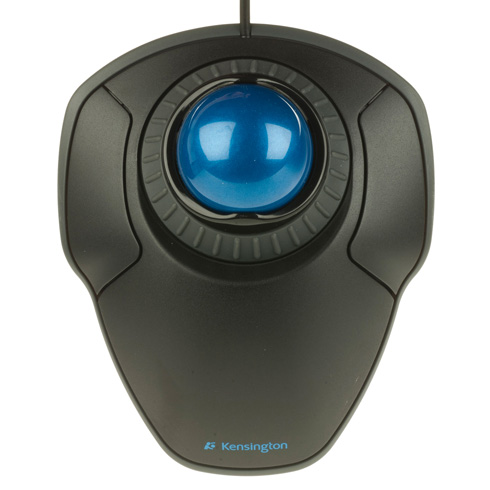 Trackball (boule de pointage) Orbit à molette de défilement commercialisé sous la marque Kensington.