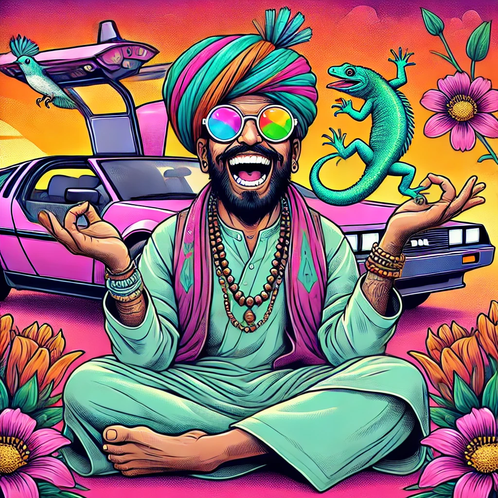 Un fakir hilare.